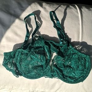natori green lace bra 34B